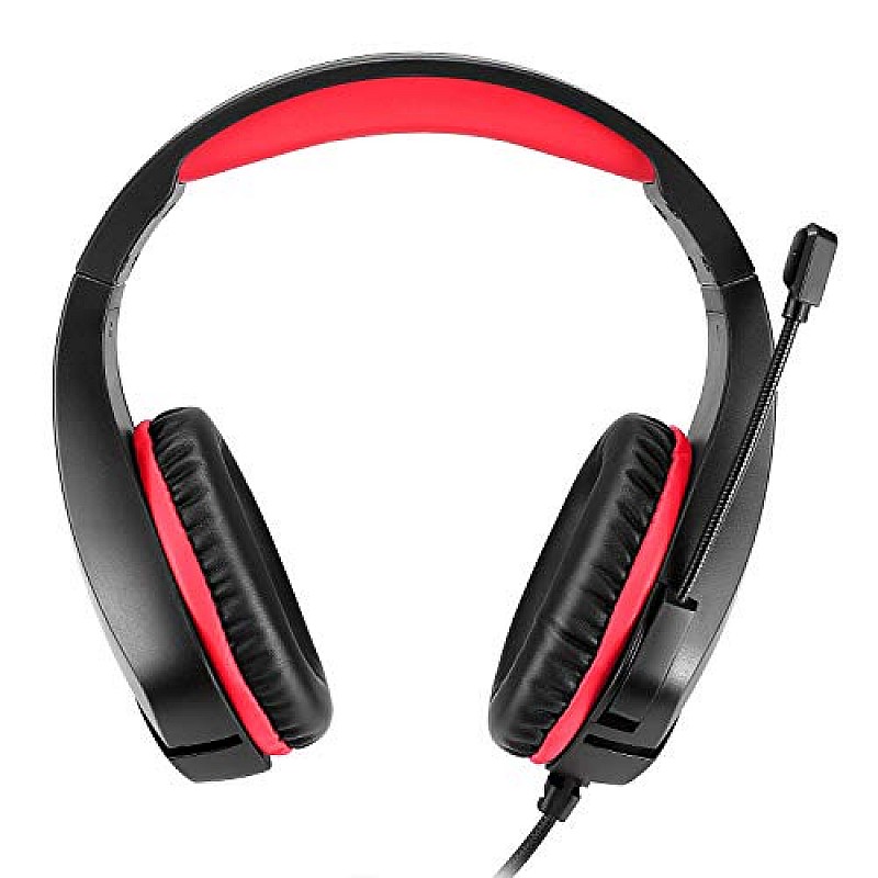 Cosmic Byte Stardust Headset with Flexible Mic for PS4 Xbox One Laptop PC iPhone and Android Phones Red