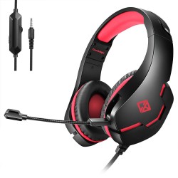 Cosmic Byte Stardust Headset with Flexible Mic for PS4 Xbox One Laptop PC iPhone and Android Phones Red