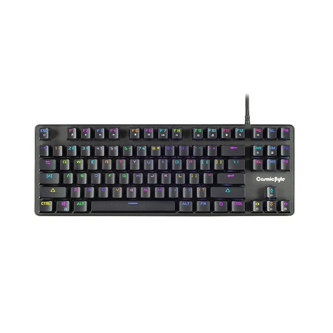 Cosmic Byte CB-GK-16 Firefly Per-Key RGB Ten-Keyless Mechanical Keyboard with Outemu Blue Switch Cosmic Byte CB-GK-16 Firefly Per-Key RGB Ten-Keyless Mechanical Keyboard with Outemu Blue Switch