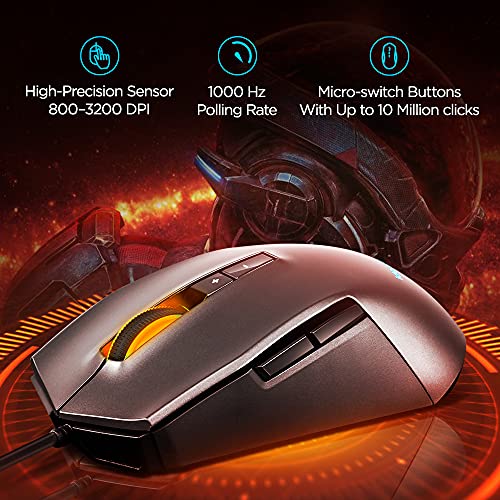 Lenovo Ideapad M100 RGB Gaming Mouse Ergonomic ambidextrous Micro switches Lenovo Ideapad M100 RGB Gaming Mouse Ergonomic ambidextrous Micro switches