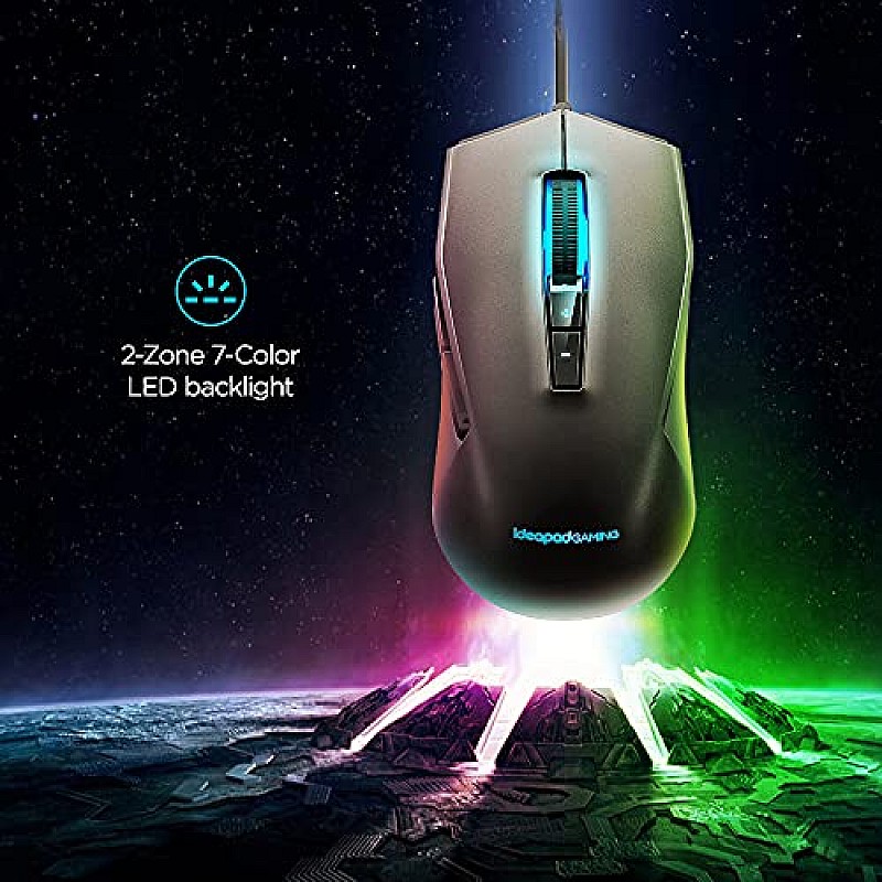 Lenovo Ideapad M100 RGB Gaming Mouse Ergonomic ambidextrous Micro switches 