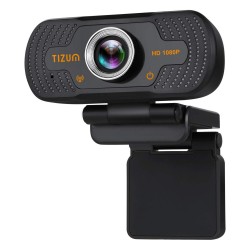 Tizum ZW81 Full HD 1080p Webcam Web Camera for PC Mac Laptop MacBook Wide Angle 
