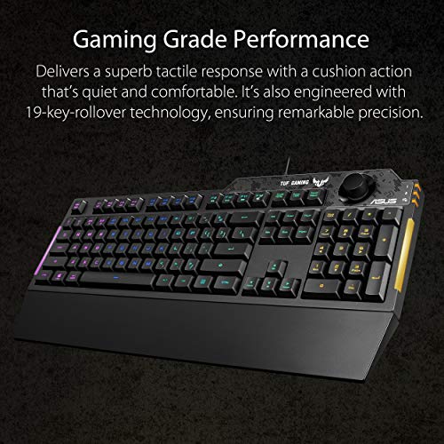 ASUS Membrane Gaming Keyboard for PC - TUF K1 ASUS Membrane Gaming Keyboard for PC - TUF K1