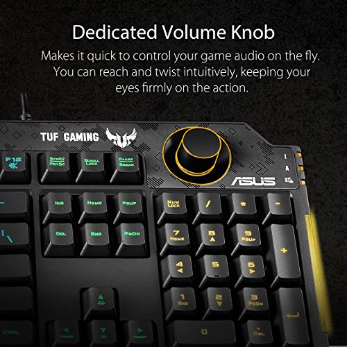 ASUS Membrane Gaming Keyboard for PC - TUF K1 ASUS Membrane Gaming Keyboard for PC - TUF K1