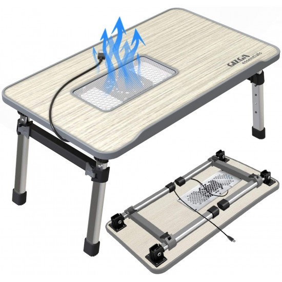 GIZGA Essentials Smart Multi-Purpose Laptop Table with Fan USB-Cooling-Pad
