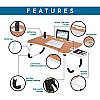 Callas Multipurpose Foldable Laptop Table with Cup Holder, Study Table, Bed Table, Breakfast Table, Foldable and Portable