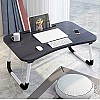 Callas Multipurpose Foldable Laptop Table with Cup Holder, Study Table, Bed Table, Breakfast Table, Foldable and Portable