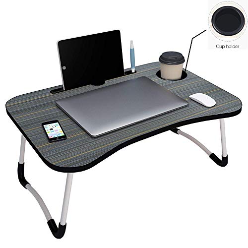 Callas Multipurpose Foldable Laptop Table with Cup Holder, Study Table, Bed Table, Breakfast Table, Foldable and Portable Callas Multipurpose Foldable Laptop Table with Cup Holder, Study Table, Bed Table, Breakfast Table, Foldable and Portable