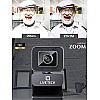 Live Tech Zoom Webcam Widescreen Video Calling, Light Correction, Noise-Reducing Mic, for Skype, FaceTime, Hangouts, WebEx