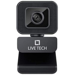 Live Tech Zoom Webcam Widescreen Video Calling, Light Correction, Noise-Reducing Mic, for Skype, FaceTime, Hangouts, WebEx