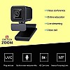 Live Tech Zoom Webcam Widescreen Video Calling, Light Correction, Noise-Reducing Mic, for Skype, FaceTime, Hangouts, WebEx