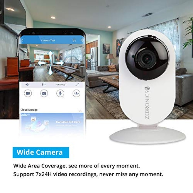 Zebronics Zeb Smart Cam 100 Smart Home Automation WiFi Camera