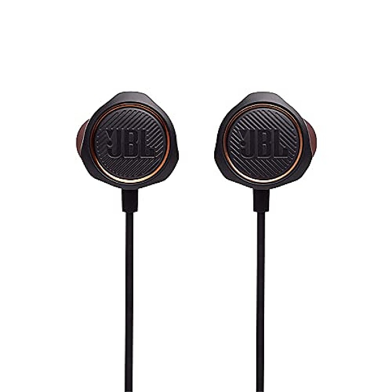 JBL Quantum 50 by Harman Wired in-Ear Gaming Headphone with Twist Lock Technology (Black)