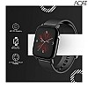 AQFIT W11 Smartwatch IP68 Waterproof Fitness Tracker Full Touch Screen Display (Black)