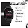 AQFIT W11 Smartwatch IP68 Waterproof Fitness Tracker Full Touch Screen Display (Black)