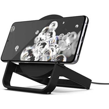 Playa by Belkin Qi-Certified 10W/7.5W Wireless Charging Stand for iPhone 12 Mini Black Playa by Belkin Qi-Certified 10W/7.5W Wireless Charging Stand for iPhone 12 Mini Black