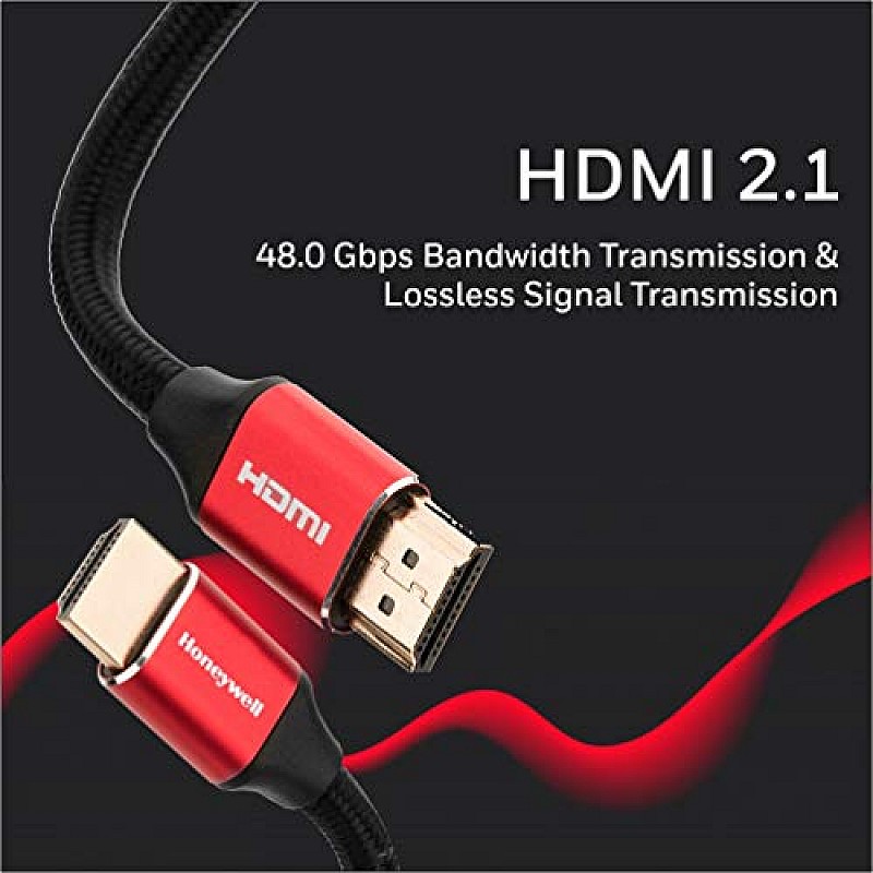 Honeywell 8K Ultra High Speed HDMI Ver 2.1 Cable with ethernet-3M