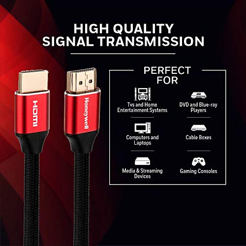 Honeywell 8K Ultra High Speed HDMI Ver 2.1 Cable with ethernet-3M Honeywell 8K Ultra High Speed HDMI Ver 2.1 Cable with ethernet-3M