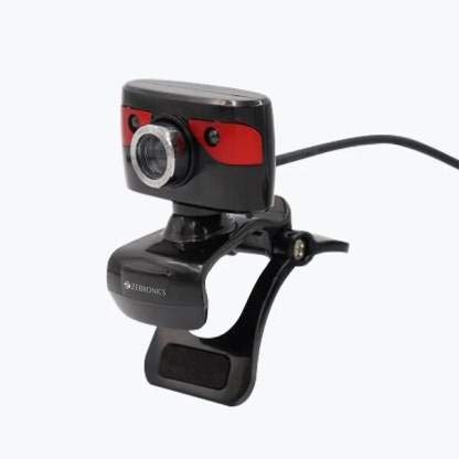 Zebronics Zeb-Crystal Clean Web Camera with USB Powered, 3P Lens, Night Vision and Built-in Mic Zebronics Zeb-Crystal Clean Web Camera with USB Powered, 3P Lens, Night Vision and Built-in Mic