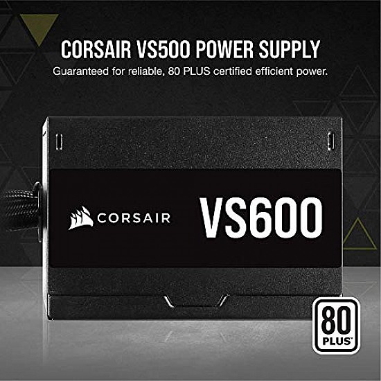 Corsair VS Series VS500 80 Plus Certified Non-Modular ATX Power Supply