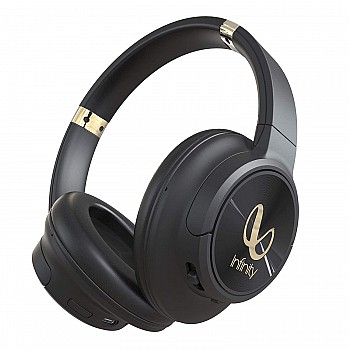 Infinity (JBL) Glide 4000, Wireless Over Ear Headphone with Mic, Upto 50Hrs Playtime Black