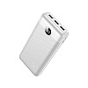 VEGER W3008 LCD Display 30000 mAh Li-Polymer Potable Power Bank (White)