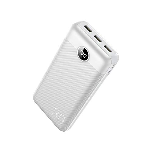 VEGER W3008 LCD Display 30000 mAh Li-Polymer Potable Power Bank (White) VEGER W3008 LCD Display 30000 mAh Li-Polymer Potable Power Bank (White)