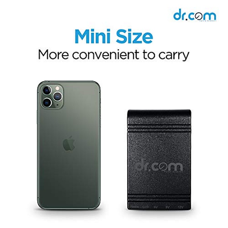 dr.com Smart UPS Mini Size 8000mAh Battery 6 Hours uninterrupted Power Backup ups