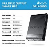 dr.com Smart UPS Mini Size 8000mAh Battery 6 Hours uninterrupted Power Backup ups