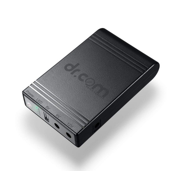 dr.com Smart UPS Mini Size 8000mAh Battery 6 Hours uninterrupted Power Backup ups