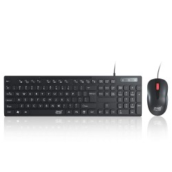 Zinq Technologies ZQ-1200 Combo of Full-Size Keyboard with Noiseless Keys