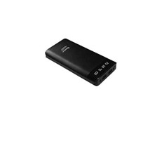 Quantum 20000 mAh Power Bank (Black, Lithium-ion)