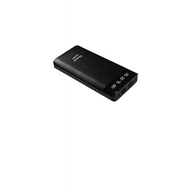 Quantum 20000 mAh Power Bank (Black, Lithium-ion)