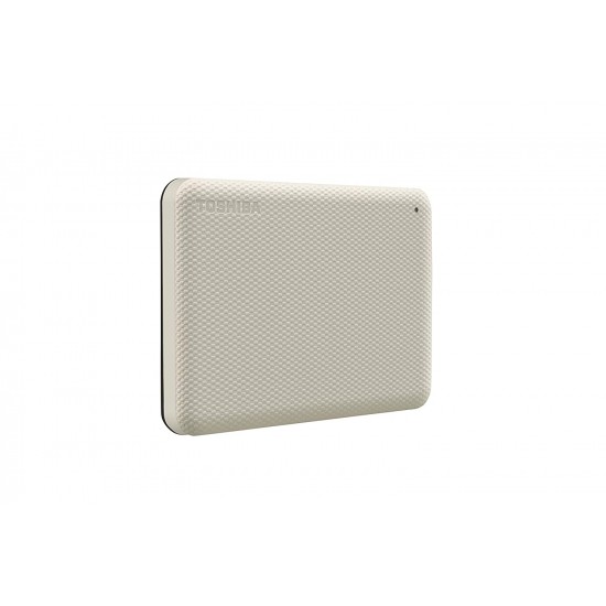 Toshiba Canvio Advance 1TB Portable External Hard Drive USB 3.0, White - HDTCA10XW3AA 