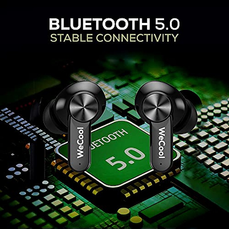 WeCool Moonwalk M2 in Ear True Wireless Earbuds with Smart Touch Control and High Bass HD