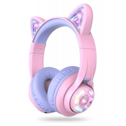 iClever BTH13 Bluetooth Kids Headphones with Mic, Over Ear Headphone Purple