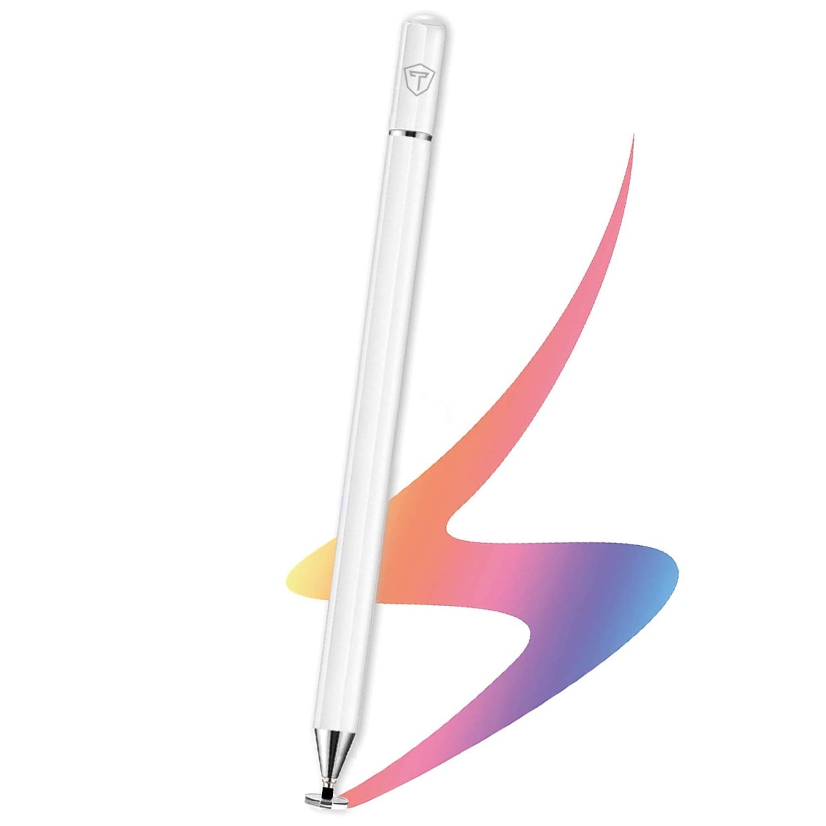 Tukzer Capacitive Stylus Pen for Touch Screens Devices, Fine Point, Lightweight Metal Body