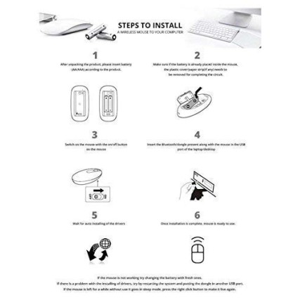 Airtree Wireless Mouse Black Airtree Wireless Mouse Black