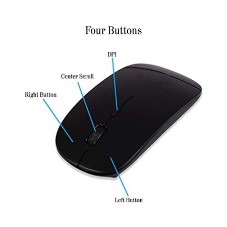 Airtree Wireless Mouse Black Airtree Wireless Mouse Black