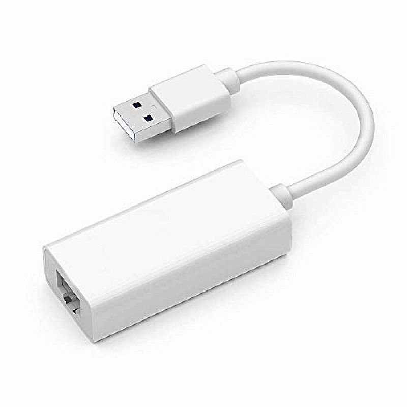 Airtree  USB to LAN Ethernet Card Network Adapter Converter (White)