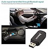 Airtree  USB Bluetooth Stereo Music Receiver 3.5mm Adapter Dongle for Speakers, Car, Mp3 (Black)