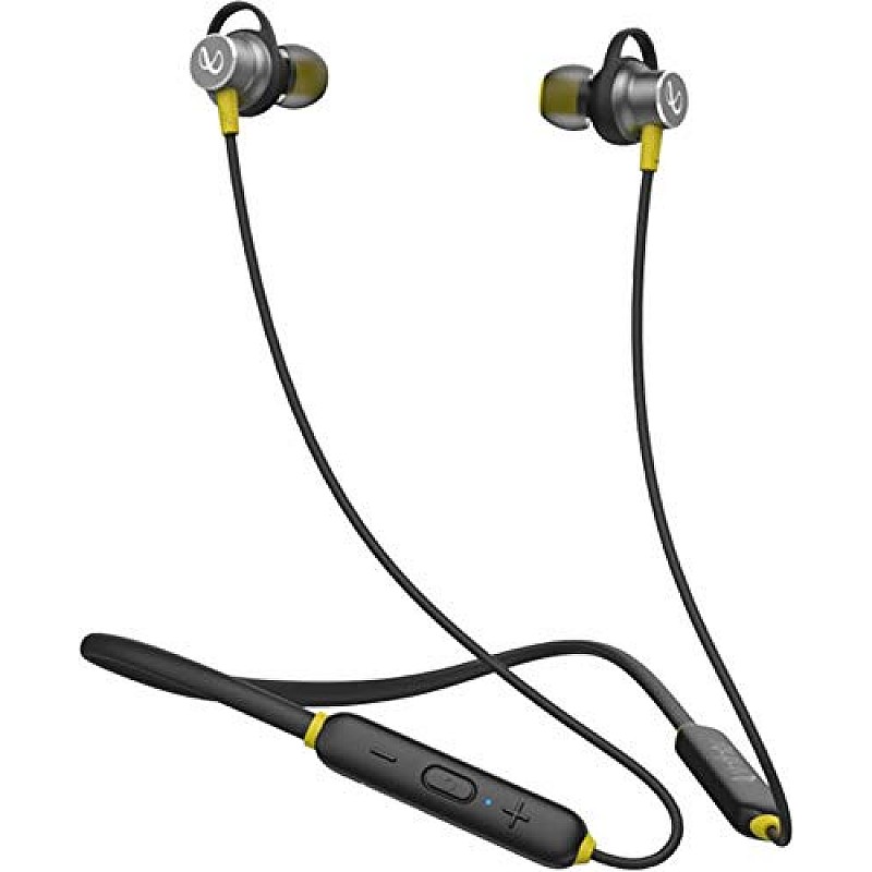 Infinity Glide N120 Bluetooth Wireless In Ear Earphones with Mic Black And Yellow