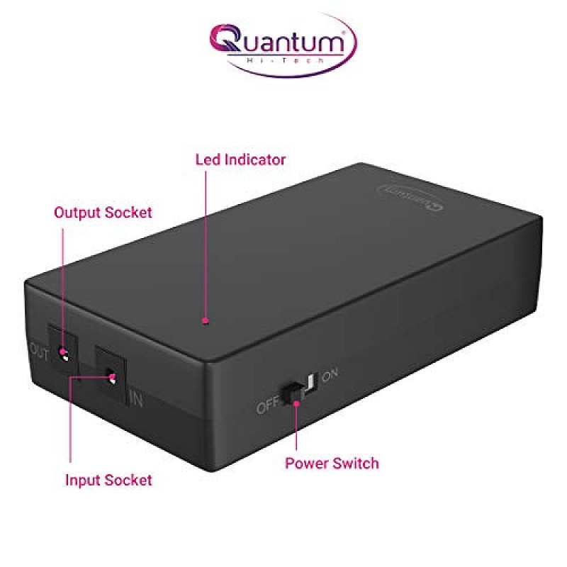 Quantum Qhm-660 UPS for Router Intercom CCTV Set top Box