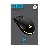 Logitech G102 Light Sync Gaming Mouse with Customizable RGB Lighting, 6 Programmable Buttons 