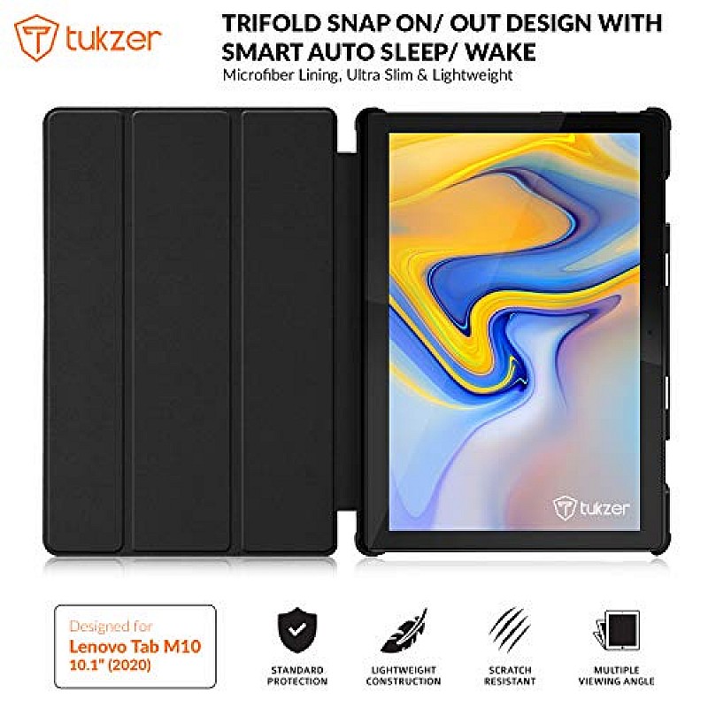 Tukzer - Smart Flip Case Cover for Lenovo Tab M10 HD TB-X505F TB-X505L Tablet