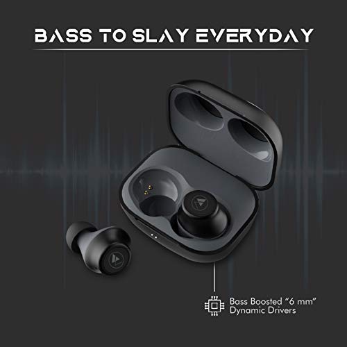 Wings Slay TWS Bluetooth 5.0 True Wireless TWS in Ear Earbuds Earphones with Mic Super Compact Charging Case (Black) Wings Slay TWS Bluetooth 5.0 True Wireless TWS in Ear Earbuds Earphones with Mic Super Compact Charging Case (Black)