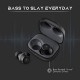 Wings Slay TWS Bluetooth 5.0 True Wireless TWS in Ear Earbuds Earphones with Mic Super Compact Charging Case (Black)