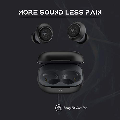 Wings Slay TWS Bluetooth 5.0 True Wireless TWS in Ear Earbuds Earphones with Mic Super Compact Charging Case (Black) Wings Slay TWS Bluetooth 5.0 True Wireless TWS in Ear Earbuds Earphones with Mic Super Compact Charging Case (Black)