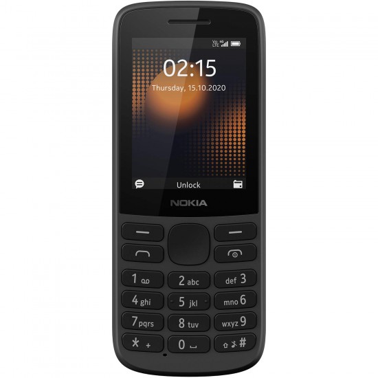 Nokia 215 4G Dual SIM 4G Phone with Long Battery Life, Multiplayer Games