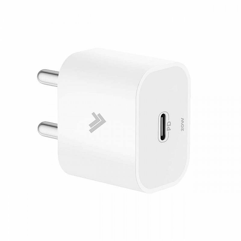 DR VAKU USB C Charger 20W PD Fast Charger Wall Type C Power Delivery Compatible 